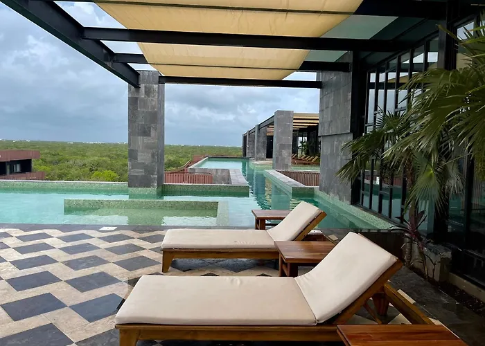 Apartamento Luxury - Ocean View Pool - Steps From Exclusive Habitats Club Tulum