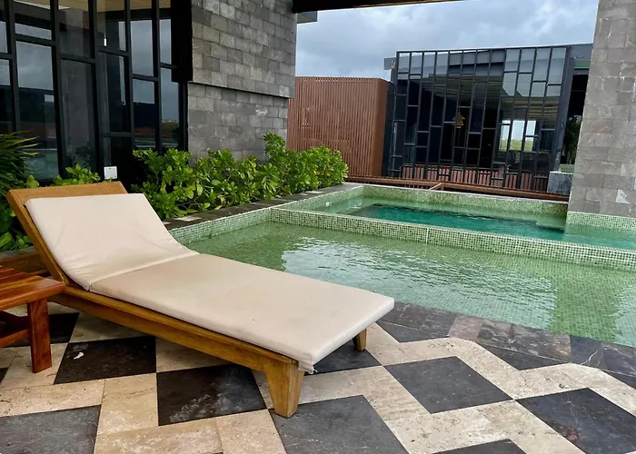Luxury - Ocean View Pool - Steps From Exclusive Habitats Club Apartamento Tulum